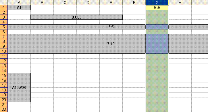 Bezüge im EXCEL-Arbeitsblatt