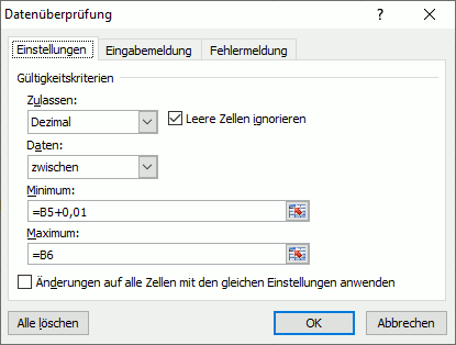 Gültigkeitsprüfung D3 Gültigkeitsprüfung D3